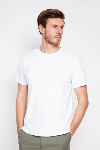 T-shirt en lin - Blanc