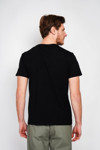 T-shirt en lin - Noir