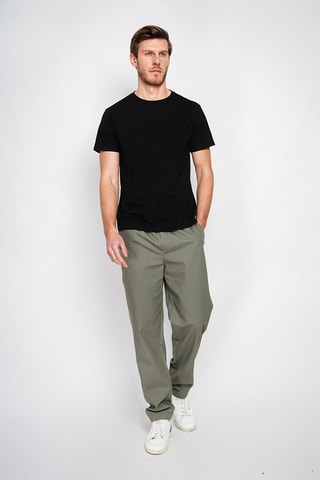 T-shirt en lin - Noir