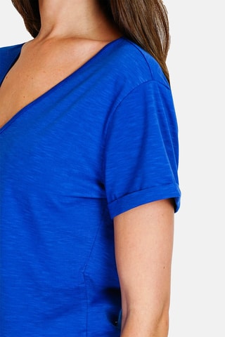 T-shirt en lin 
Bleu