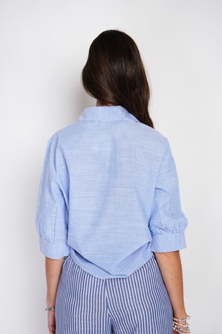Blouse en lin - Ciel