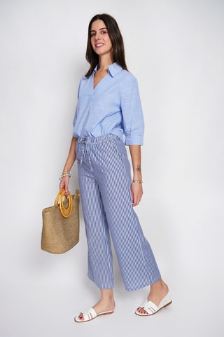 Blouse en lin - Ciel