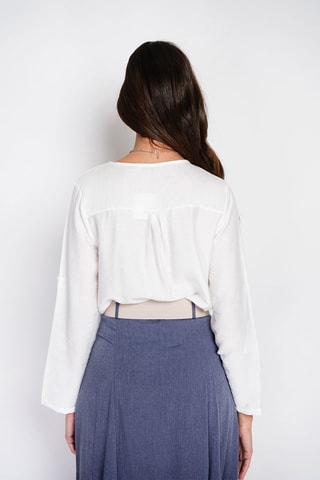 Blouse en lin - Blanc