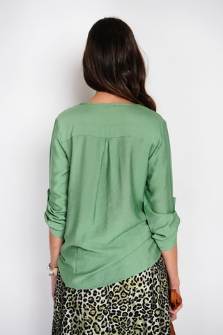 Blouse en lin - Vert