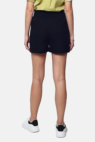 Short en lin 
Noir