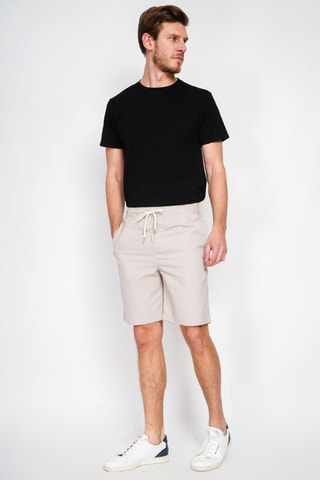 Bermuda en lin - Beige