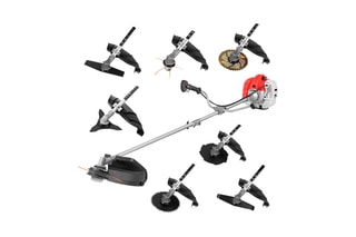 Débroussailleuse à essence - 3,61 kW - 8 accessoires
