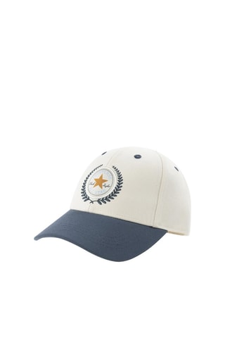 Casquette - Blanc et bleu marine