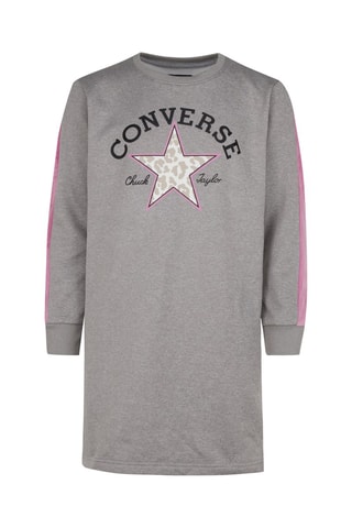 Robe pull - Gris et rose