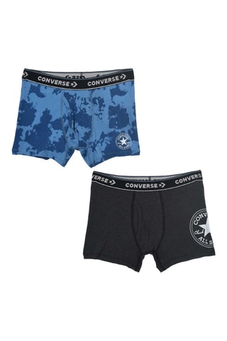 2 boxers - Bleu marine et gris foncé 