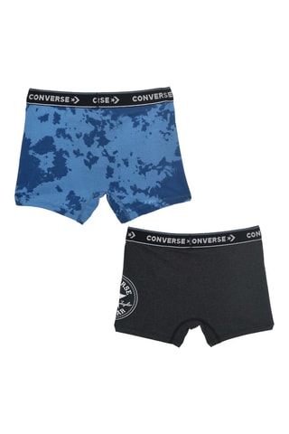 2 boxers - Bleu marine et gris foncé 