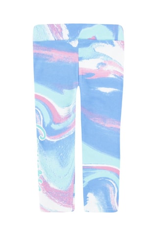 Legging tie and dye - Blanc et bleu clair