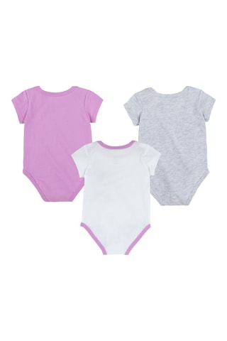 3 bodys - Rose et gris
