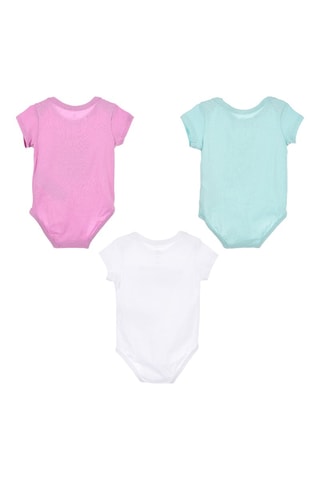 3 bodys - Rose et blanc