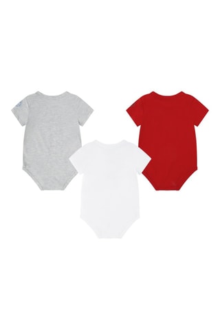 3 bodys - Blanc et rouge