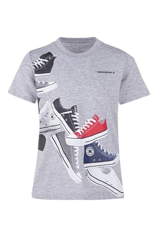 T-shirt - Gris et rouge