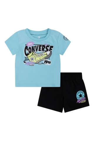 T-shirt et short - Bleu et noir