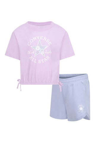 T-shirt et short - Violet et bleu