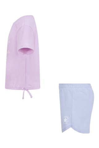 T-shirt et short - Violet et bleu