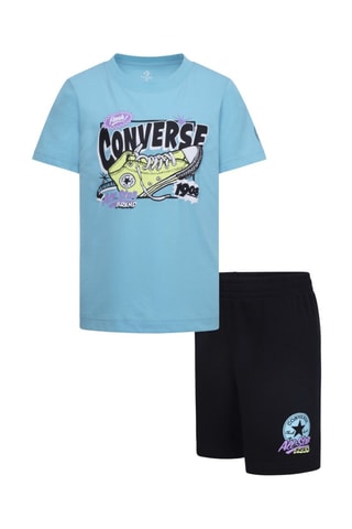 T-shirt et bermuda - Bleu