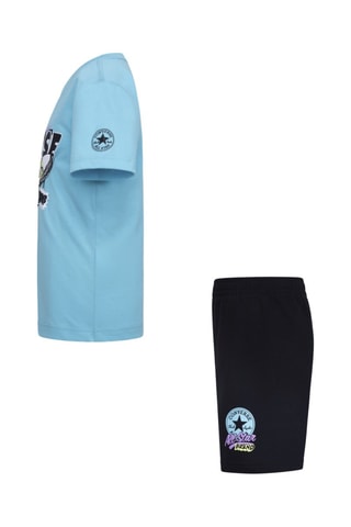 T-shirt et bermuda - Bleu