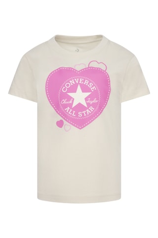 T-shirt - Blanc et rose