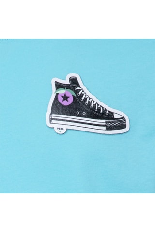 T-shirt en coton biologique - Bleu clair