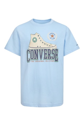 T-shirt en coton biologique - Bleu