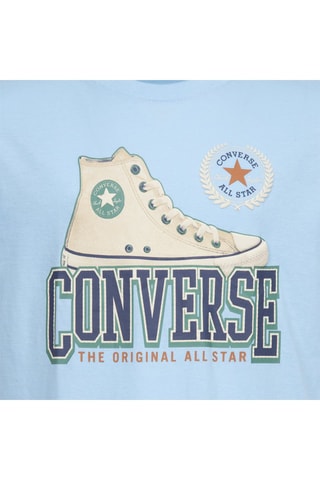 T-shirt en coton biologique - Bleu