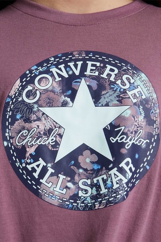T-shirt noué - Violet