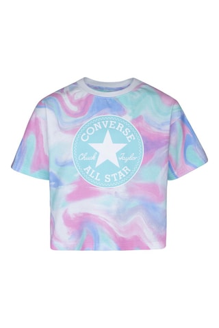 T-shirt tie and dye - Blanc et rose