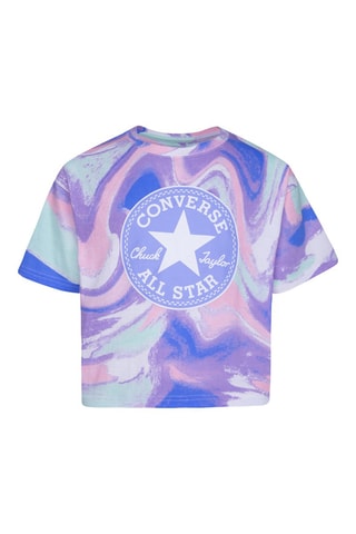 T-shirt tie and dye - Violet et rose clair