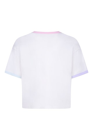 T-shirt - Blanc et violet