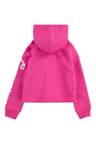 Sweat à capuche - Rose et blanc