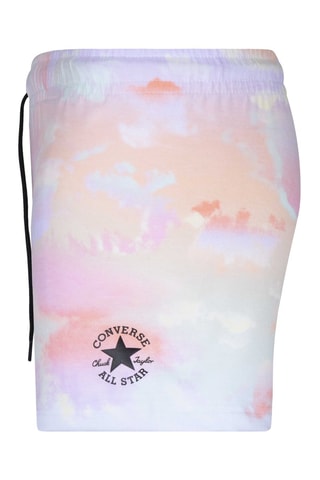 Short tie and dye taille haute - Ciel