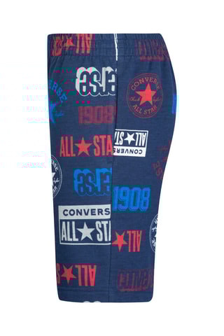 Short - Bleu marine et rouge