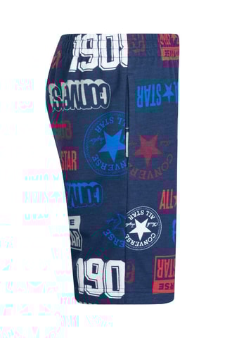 Short - Bleu marine et rouge