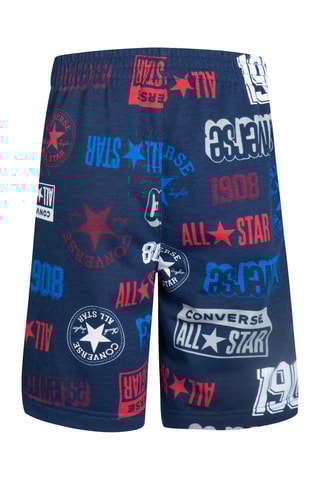 Short - Bleu marine et rouge