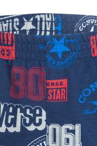 Short - Bleu marine et rouge