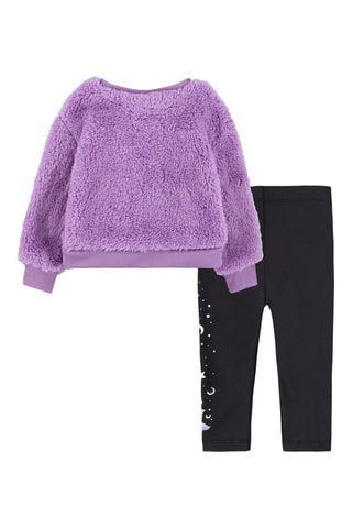 Pull et legging - Violet et noir
