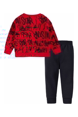 Sweat et jogging - Rouge et noir