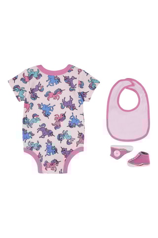 Ensemble 3 pièces - Rose et bleu