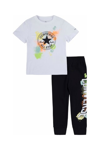 T-shirt et jogging - Blanc et noir