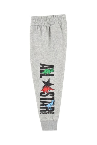 T-shirt et jogging - Noir et gris clair chiné