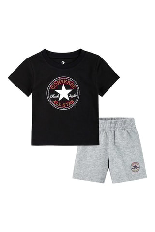 T-shirt et short - Gris chiné