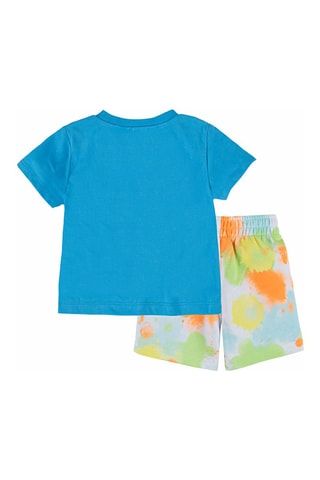 T-shirt et short - Bleu et blanc
