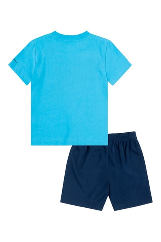 T-shirt et short - Turquoise et bleu