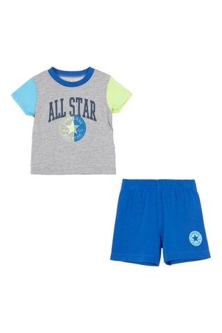 T-shirt et short - Bleu et gris