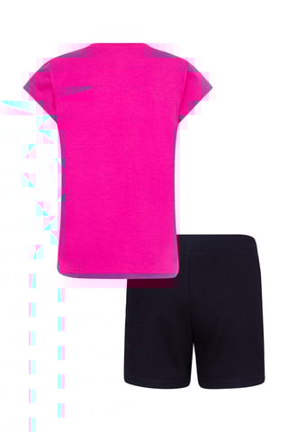T-shirt et short - Noir et rose