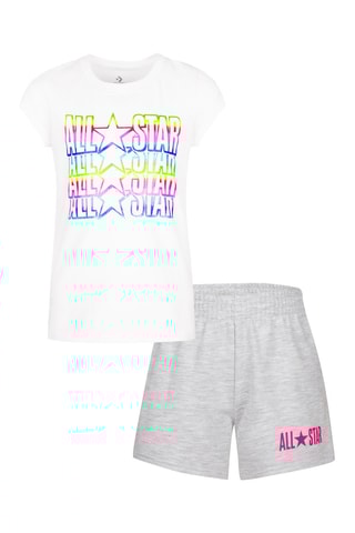 T-shirt et short - Gris et blanc